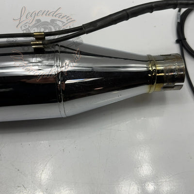 Pair of Touring Mufflers with Valve