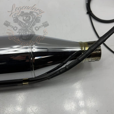 Pair of Touring Mufflers with Valve