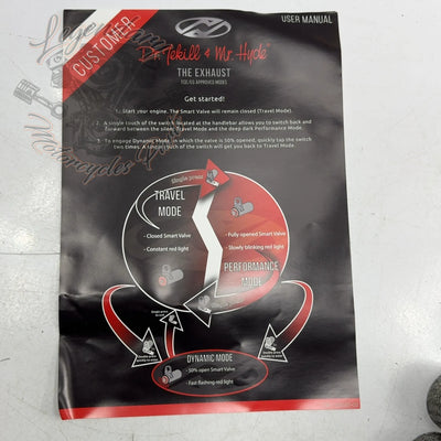 Silenziatore a valvola per Softail M8