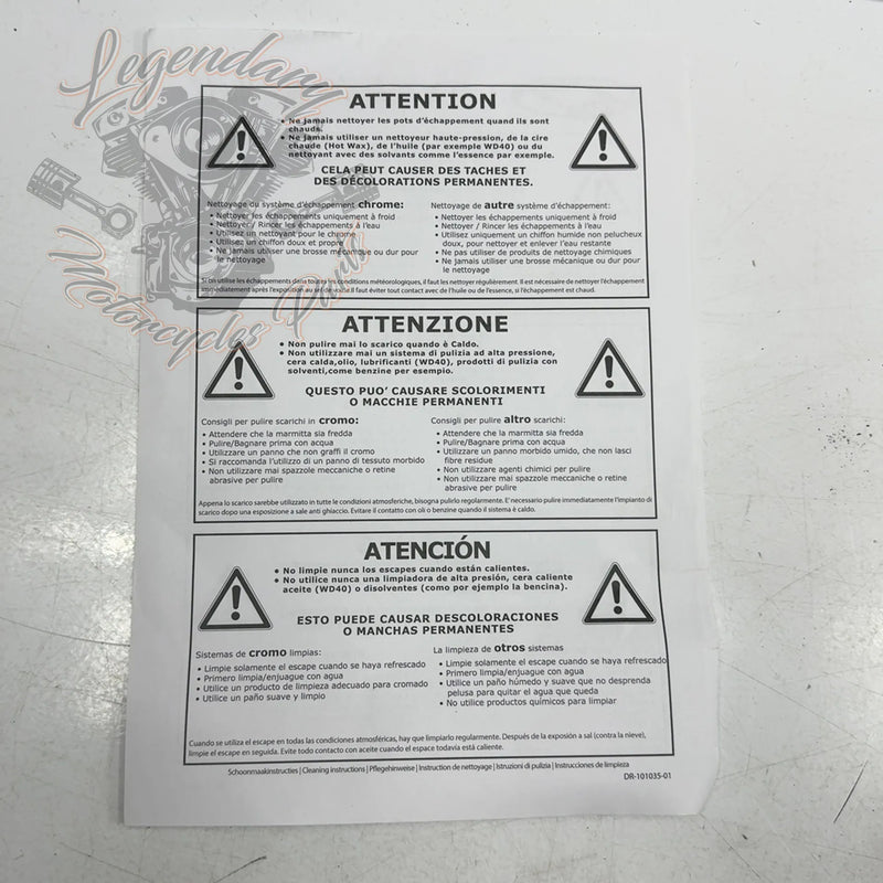 Silenziatore a valvola per Softail M8