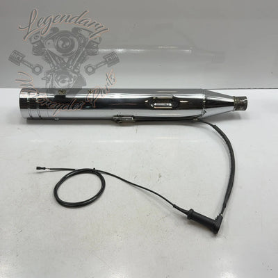 Pair of Touring Mufflers with Valve