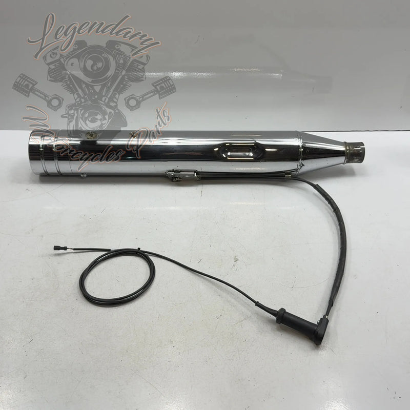 Pair of Touring Mufflers with Valve