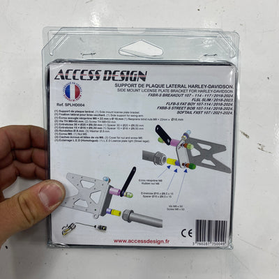 Supporto targa laterale OEM SPLHD004