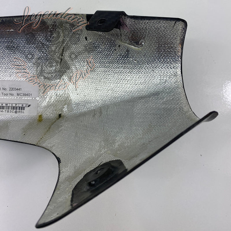 Left muffler heat shield Ref T2203441