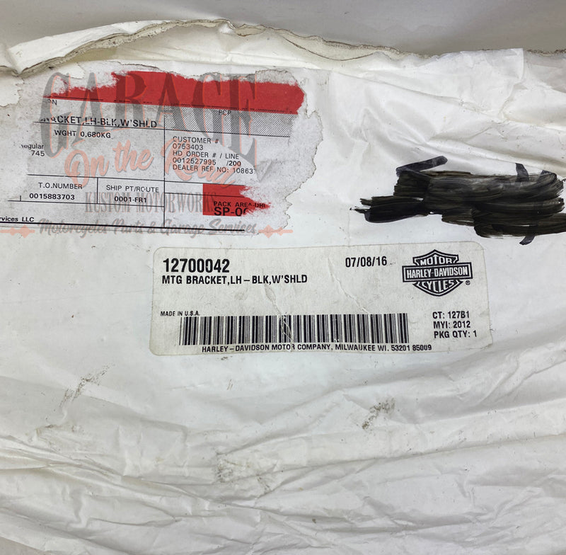 Left Windscreen Support OEM 12700042