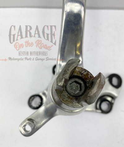 Driver footrest and gear pedal support