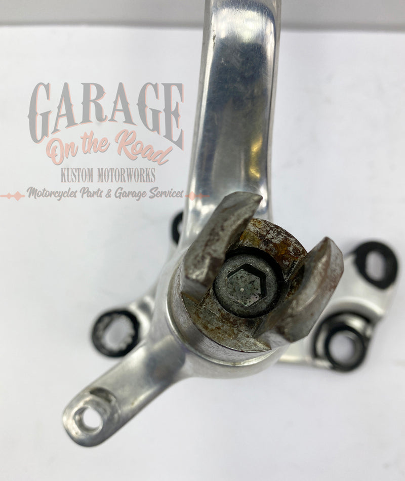 Driver footrest and gear pedal support