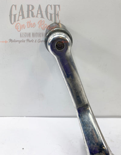 Driver footrest and gear pedal support