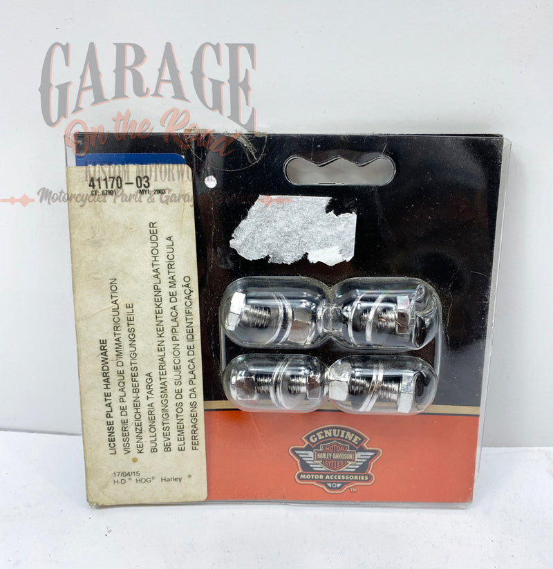 License plate screw kit OEM 41170-03
