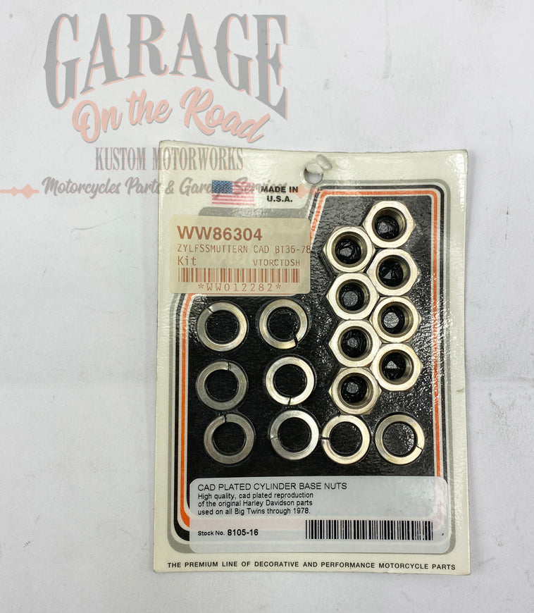 Kit de porcas para base de cilindro Réf WW86304