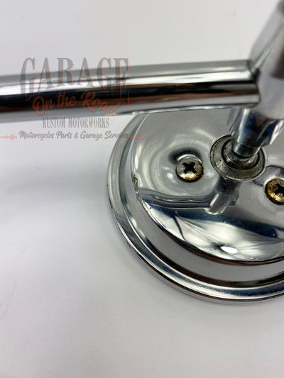 Short stem round mirror