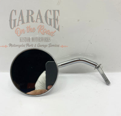 Short stem round mirror